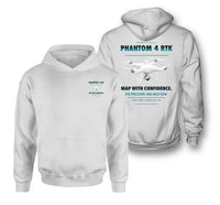 Thumbnail for DJI Phantom 4 RTK design on white hoodie