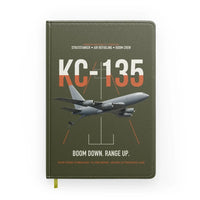 Thumbnail for KC-135 STRATOTANKER design on green army notebook