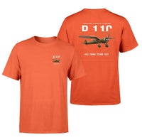 Thumbnail for PZL P.11c design on orange t-shirt, double-side print