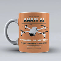 Thumbnail for ANAFI Ai Mug design on orange parrot