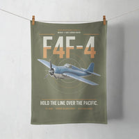 Thumbnail for F4F-4 Wildcat design on green army towel