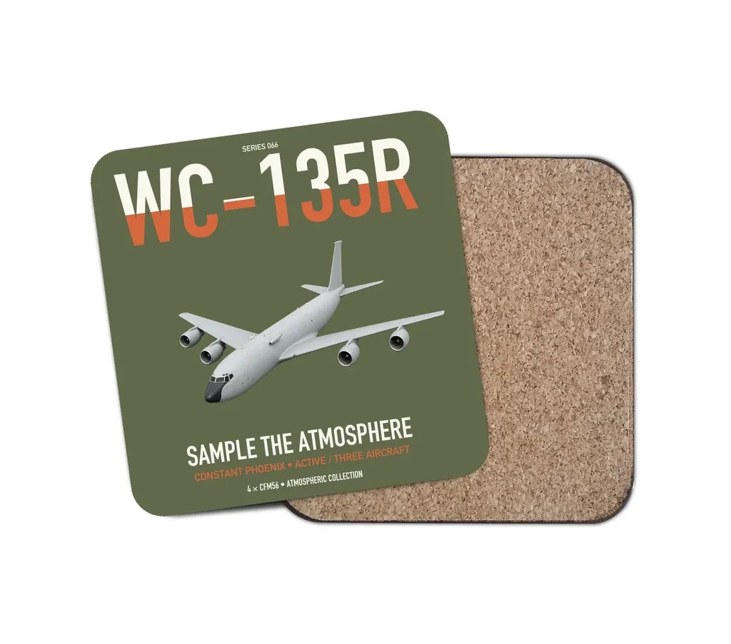 WC-135R Constant Phoenix design on green army 1 piece coaster