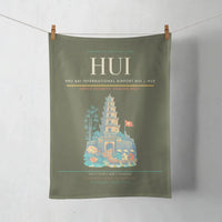 Thumbnail for Phu Bai International Airport (HUI) design on green army towel