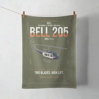Thumbnail for Bell 205A-1++ design on green army towel