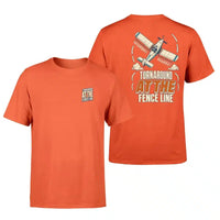 Thumbnail for SIGNAL 364 - Turnaround At The Fence Line - Double-Side T-Shirt design on orange double side t shirt