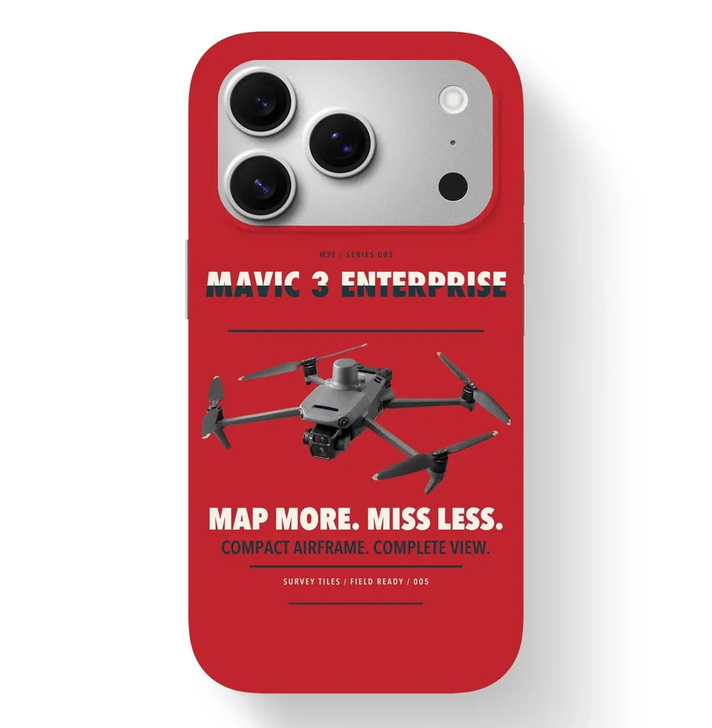 DJI Mavic 3 Enterprise Case design on red iphone case