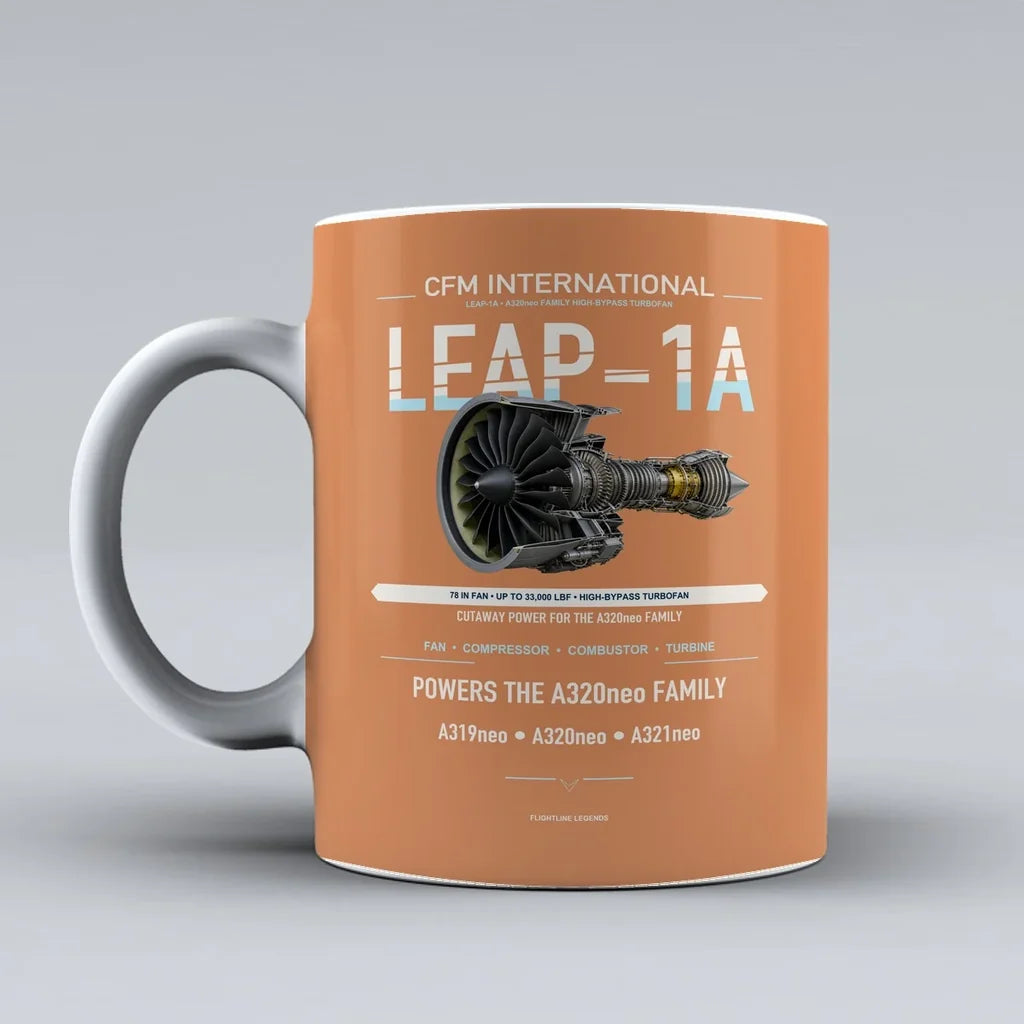 Mug design on orange leap 1a
