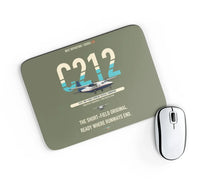 Thumbnail for CASA C-212-100 Aviocar design on green army rectangle mouse pad