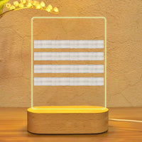 Thumbnail for Pilot Epaulettes (Silver) 4 Lines Designed Night Lamp - view 14