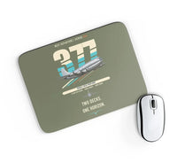 Thumbnail for Boeing 377 Stratocruiser design on green army rectangle mouse pad