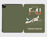 Thumbnail for F-4J Phantom II design on green army ipad tablet case
