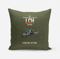 Thumbnail for HAL LCH Prachand design on green army pillow