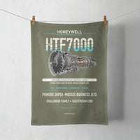 Thumbnail for HTF7000 design on green army towel