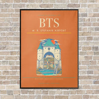 Thumbnail for M. R. Stefanik Airport BTS - Canvas Framed - Orange