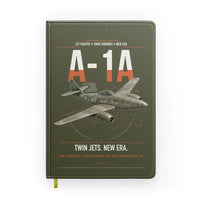 Thumbnail for Messerschmitt Me 262A-1a design on green army notebook