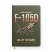 Thumbnail for F-105D Thunderchief design on green army notebook