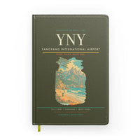 Thumbnail for Yangyang International Airport (YNY) design on green army notebook