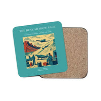Thumbnail for The Dune Shadow Race - Designed Coasters design on turquoise 1-piece