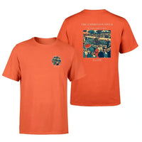 Thumbnail for VINTAGE G4322 - The Exhibition Field - Double-Side T-Shirt design on orange double side t shirt
