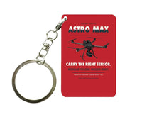 Thumbnail for Freefly Astro Max Key Chain design on red key chain