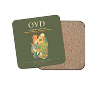 Thumbnail for Asturias Airport (OVD) design on green army 1 piece coaster