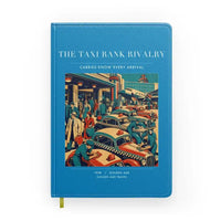 Thumbnail for VINTAGE G4376 - The Taxi Rank Rivalry - Designed Notebooks design on turquoise