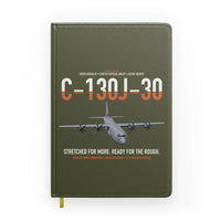 Thumbnail for C-130J-30 Super Hercules design on green army notebook