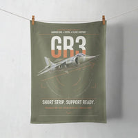 Thumbnail for Hawker Siddeley Harrier GR3 design on green army towel