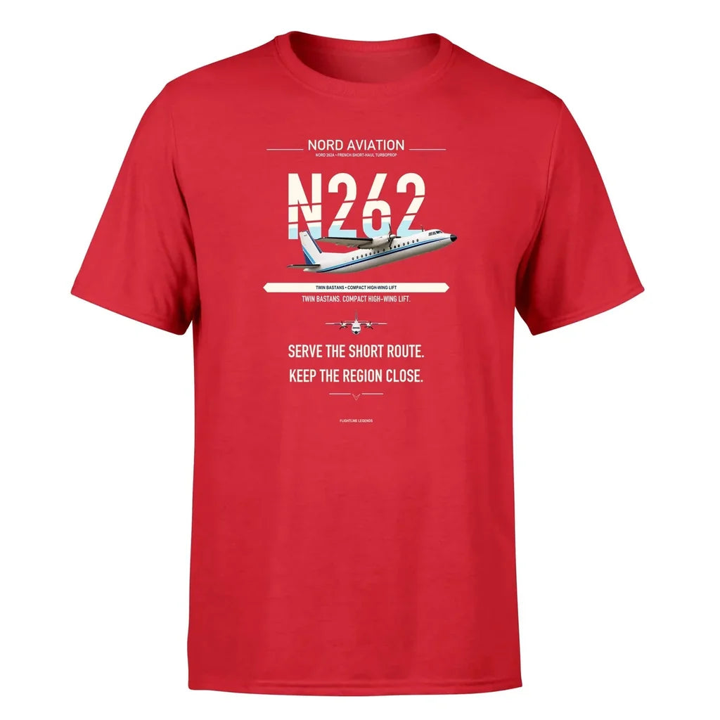 Nord 262A design on red single side