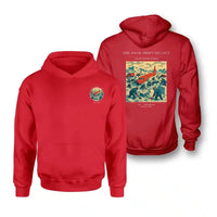 Thumbnail for VINTAGE G4355 - The Snow Drift Dig-Out - Double-Side Hoodie design on red double side