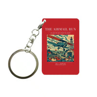 Thumbnail for VINTAGE G4015 - The Airmail Run - Designed Key Chain design on red