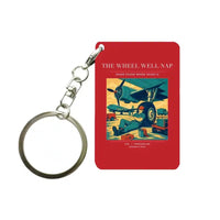 Thumbnail for VINTAGE G4267 - The Wheel Well Nap - Designed Key Chain design on red