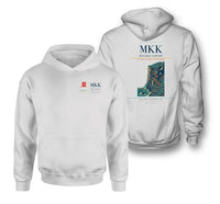 Thumbnail for Molokai Airport (MKK) design on white double-side hoodie