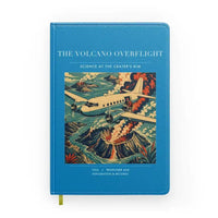 Thumbnail for VINTAGE G4206 - The Volcano Overflight - Designed Notebooks design on turquoise