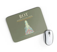 Thumbnail for Rotorua Regional Airport (ROT) design on green army rectangle mouse pad