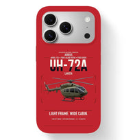 Thumbnail for Airbus UH-72A Lakota design on red magsafe iphone case, for iPhone 17 Pro