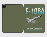 Thumbnail for F-106A Delta Dart design on green army ipad tablet case
