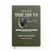 Thumbnail for TRENT 1000 TEN design on green army notebook