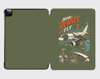 Thumbnail for How Planes Fly V2 design on green army ipad tablet case