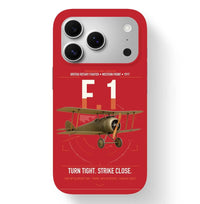 Thumbnail for Sopwith Camel F.1 design on red magsafe iphone case, for iPhone 17 Pro