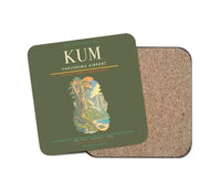 Thumbnail for Yakushima Airport (KUM) design on green army 1 piece coaster