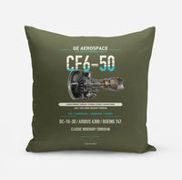 Thumbnail for CF6-50 design on green army pillow