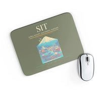 Thumbnail for Sitka Rocky Gutierrez Airport (SIT) design on green army rectangle mouse pad