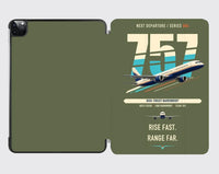 Thumbnail for Boeing 757-200 design on green army ipad tablet case