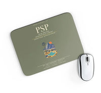 Thumbnail for Palm Springs International Airport (PSP) design on green army rectangle mouse pad