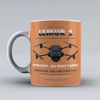 Thumbnail for LEMUR 2 Mug design on orange brinc