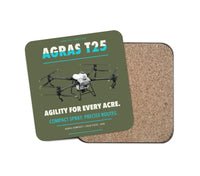Thumbnail for DJI Agras T25 design on green army 1 piece coaster