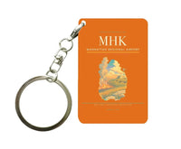 Thumbnail for Manhattan Regional Airport (MHK) design on orange key chain