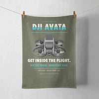 Thumbnail for DJI Avata design on green army towel