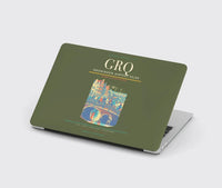 Thumbnail for Groningen Airport Eelde (GRQ) design on green army MacBook case